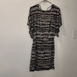 Close out Sale ...White House Black Market day dress with embellishments  front.